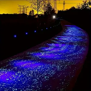 8000 Pieces/Bag Glow-in-the-Dark Granules - Horticultural and Aquarium Landscape Illuminating Plastic Resin Small Particles for Vase Decoration, Outdoor Garden Courtyard Landscaping, and Dark Resin Illuminating Small Particles - 7.05oz