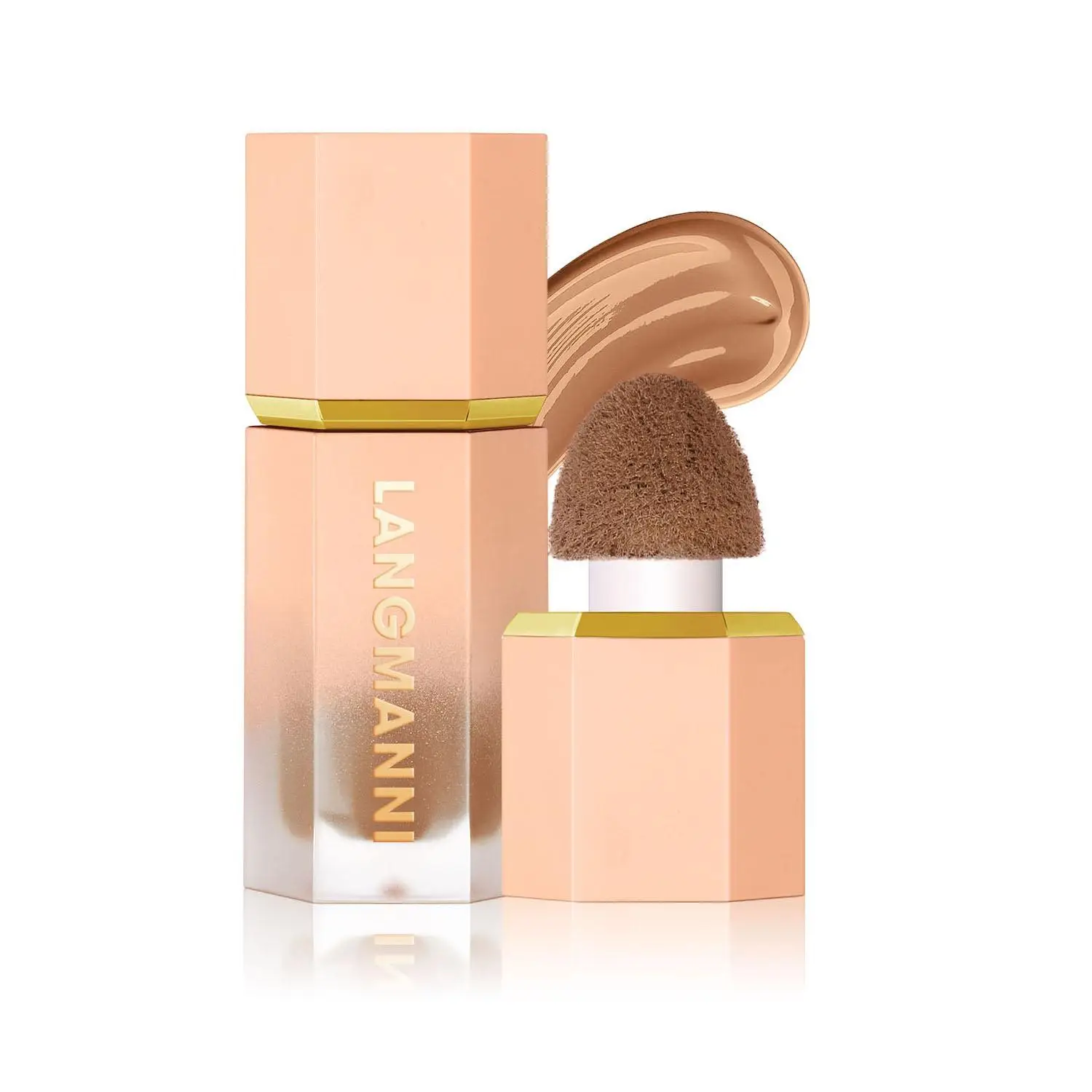 Liquid Contouring Bronzer, Summer Liquid Contour Stick, Long Lasting Face Foundation Contour Cream for Vanity Makeup Desk, Easy to Blend, Face Makeup