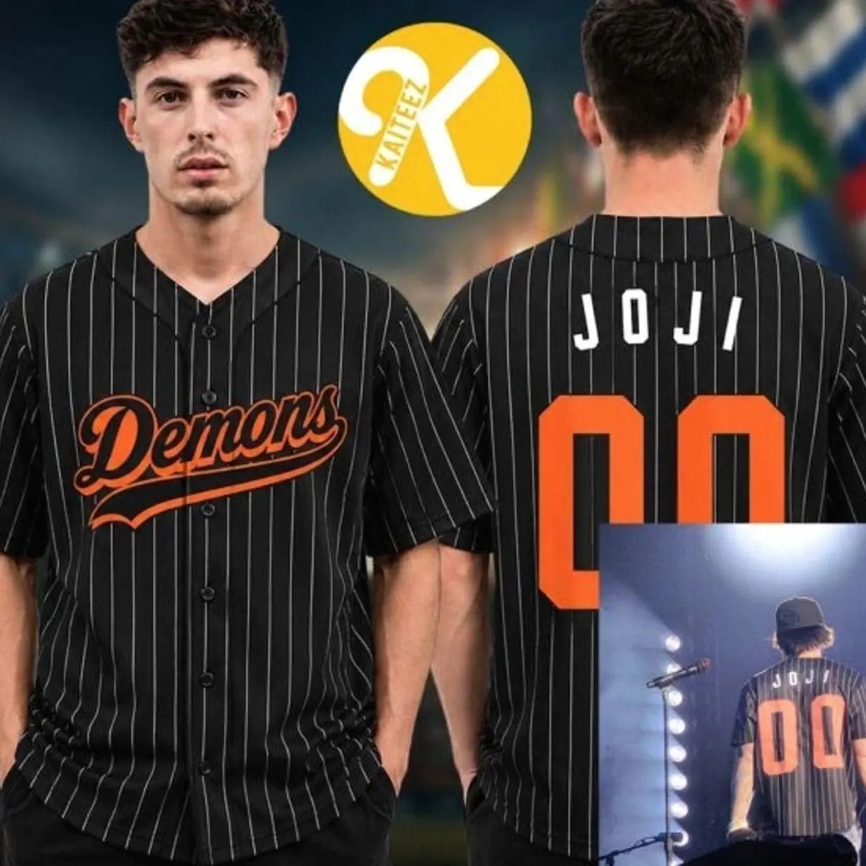 Joji Solaris Tour 2026 Merch Demons Baseball Jersey NS2 XQL