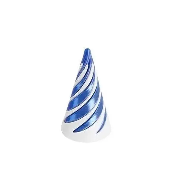 LayerLab Twist Cone - Satisfying 3D Desk Decor for Modern Home Office Decorations