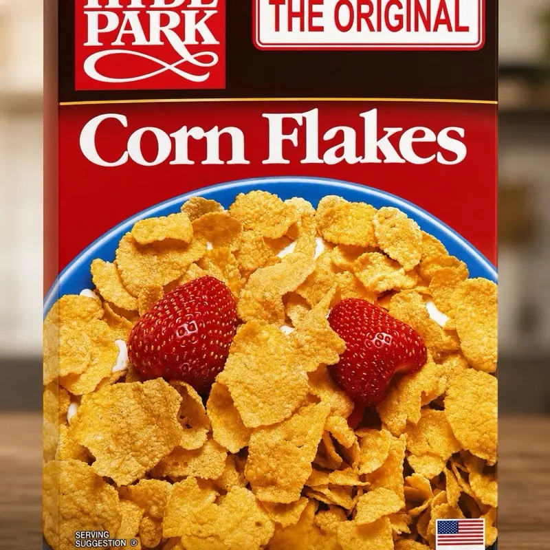 HYDE PARK Original Corn Flakes, Plant-based Gluten-Free Snack