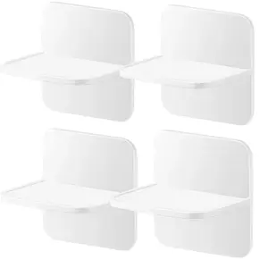 4-Pack No-Drill Adhesive Furniture Anchors, Anti-Tip Wall Anchors for Baby Safety, Secure Bookshelf, Dresser, Shelf, Cabinet for Child Safety - Removable,No Screw Fixing