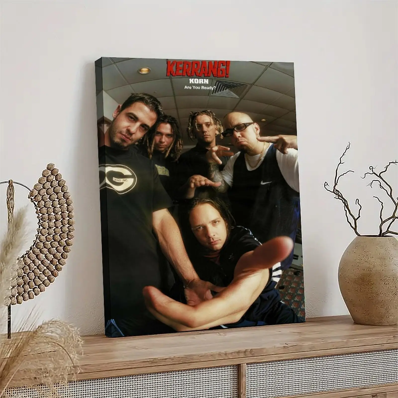 Korn HomeDecor WallArt LivingRoom Canvas for Bedroom Decor Canvas Poster Aesthetic Office Bathroom Painting Picture Print Modern Family