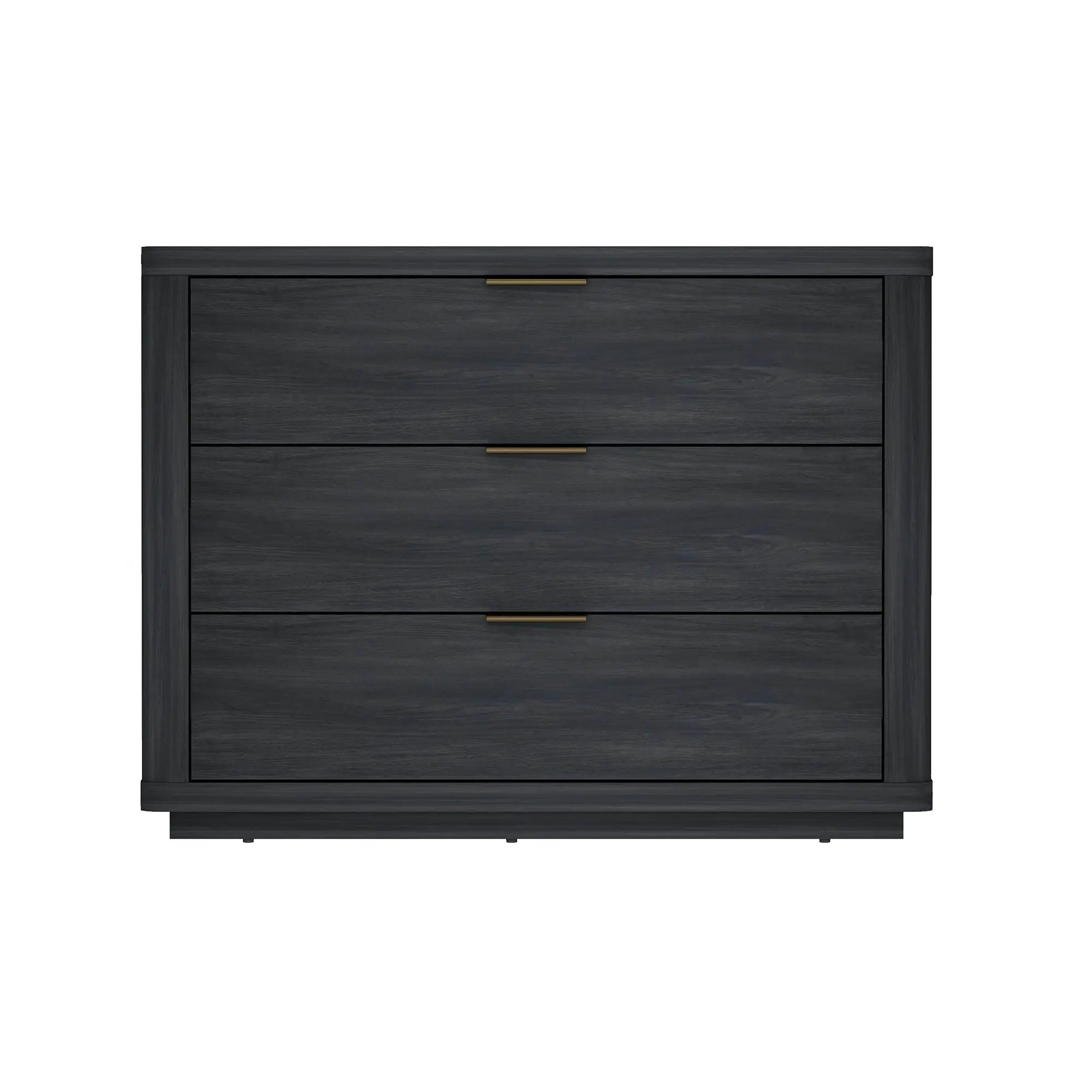 Evelyn 32' Nightstand in Charcoal Gray (3-Drawer)