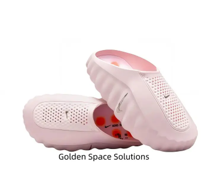Pale Pink Breathable Foam Athletic Recovery Slide