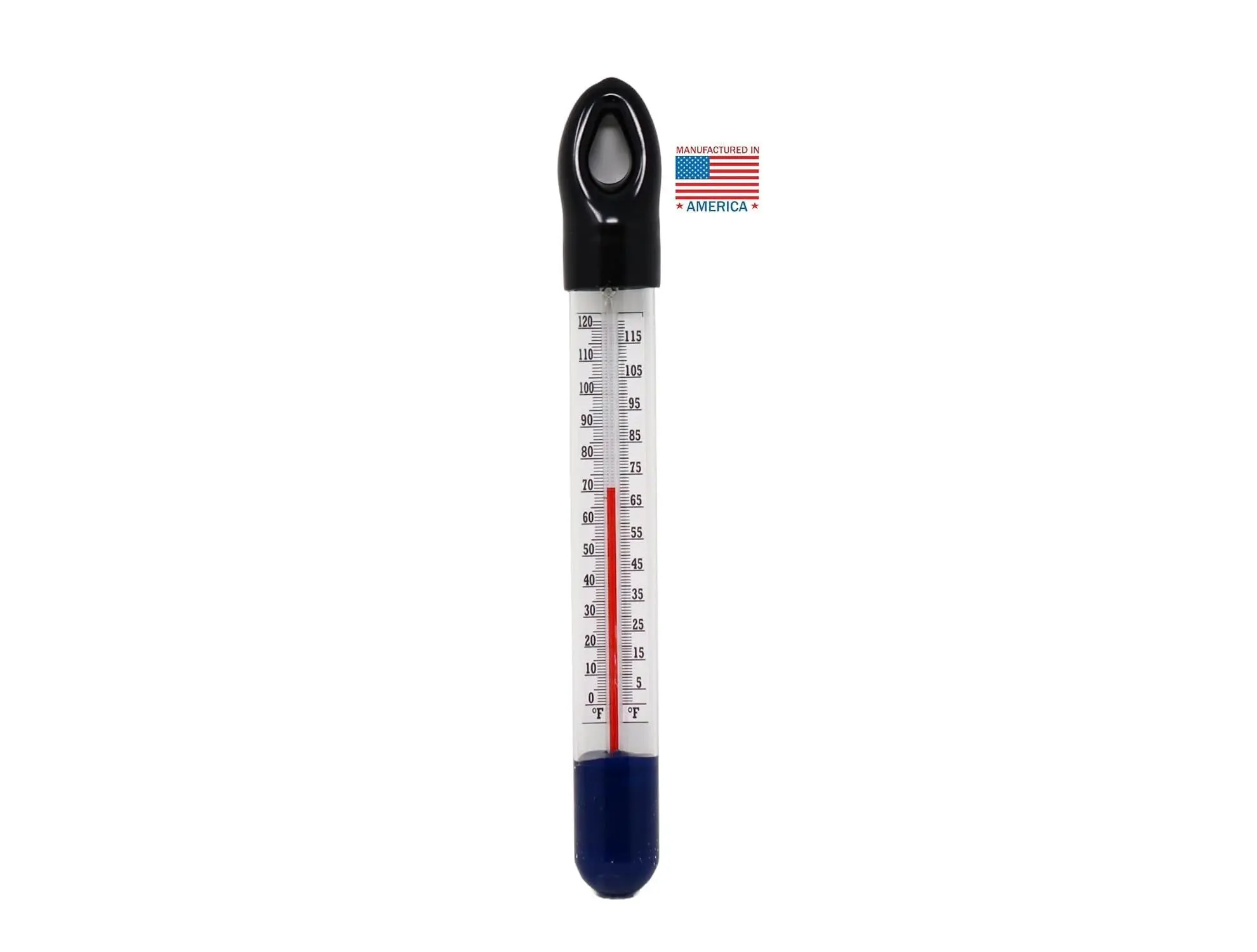 Glass Floating Thermometer Homebrew Beer Winemaking 0 to 122F Made in America