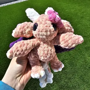 Handmade Crocheted Luma Dragon
