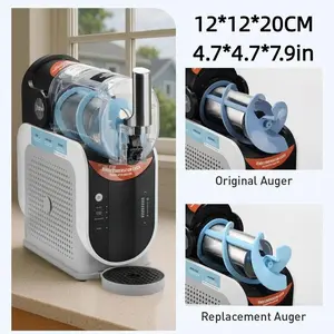 Replacement Auger for Ninja Slushie Fs301 Fs300, Compatible Spiral Blender Blades Parts, Ice Crushing Accessory for Frozen Drink Machine