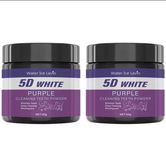 Purple teeth cleaning powder - sulfate free, deep cleaning and polishing, whitens teeth in 5 days Toothbrush Purple teeth cleaning powder - sulfate free, deep cleaning and polishing, whitens teeth in 5 days Toothbrush
