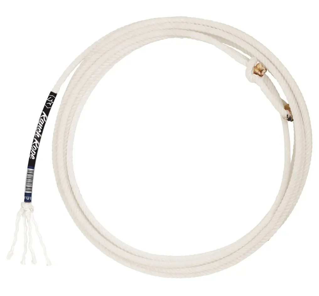 Ranch Rope with Poly Core, White, 40 ft