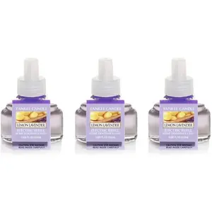 Yankee Candle Scent-Plug Air Freshener Refill (3 Pack) Fresh Scent (Lemon Lavender) Yankee Candle Company