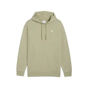 PUMA Mens Elevated Essentials Acid Wash Fleece Hoodie Athletic Outerwear Casual - Green