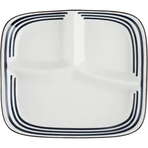 10-Inch Ceramic Portion Control Plate  Meal  (Adult Diet Divided Plate)  and Bariatric Diets