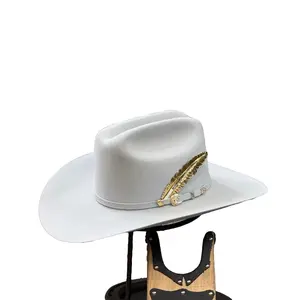 LARRRY MAHAN'S 6X Real Platinum - High Quality Classic Cowboy Hat