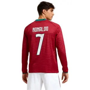 2025 Red Short Sleeve Soccer Jersey
