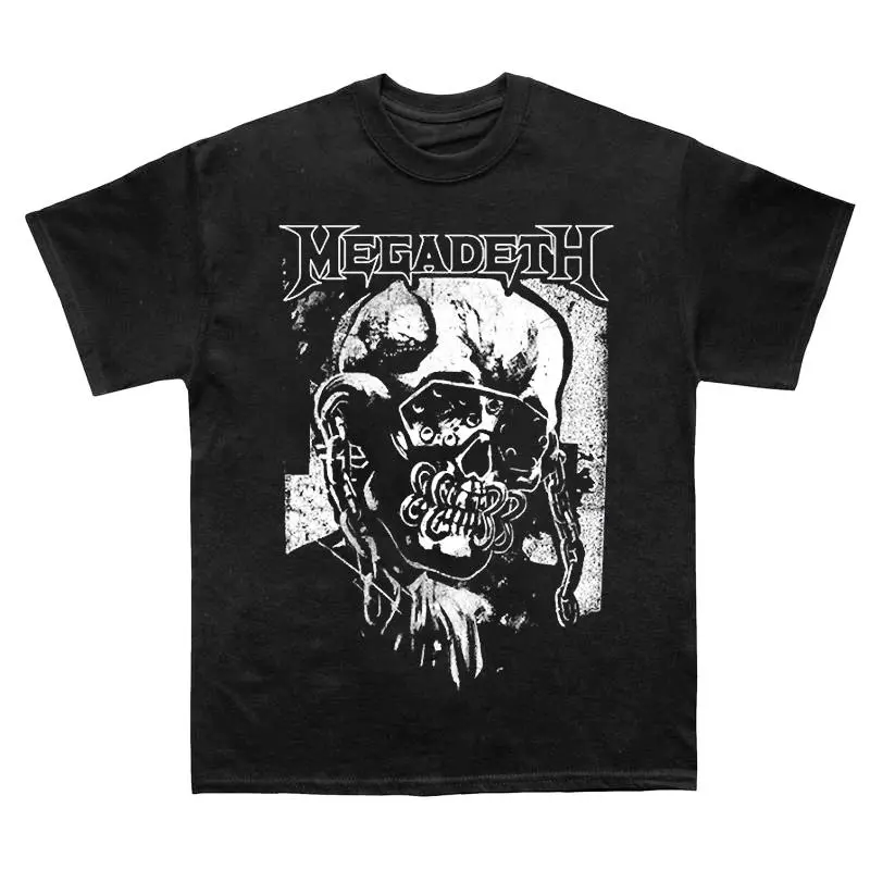 Megadeth Shirt – Metal Band Graphic Tee, Dark Aesthetic Fit