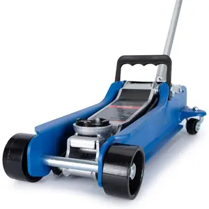 Low Profile  Jack, 2.5 Ton (5,000 lb) Hydraulic Trolley Floor Jack for Garage, Home, Shop, Lifting Range 3.35" to 14.57", Blue