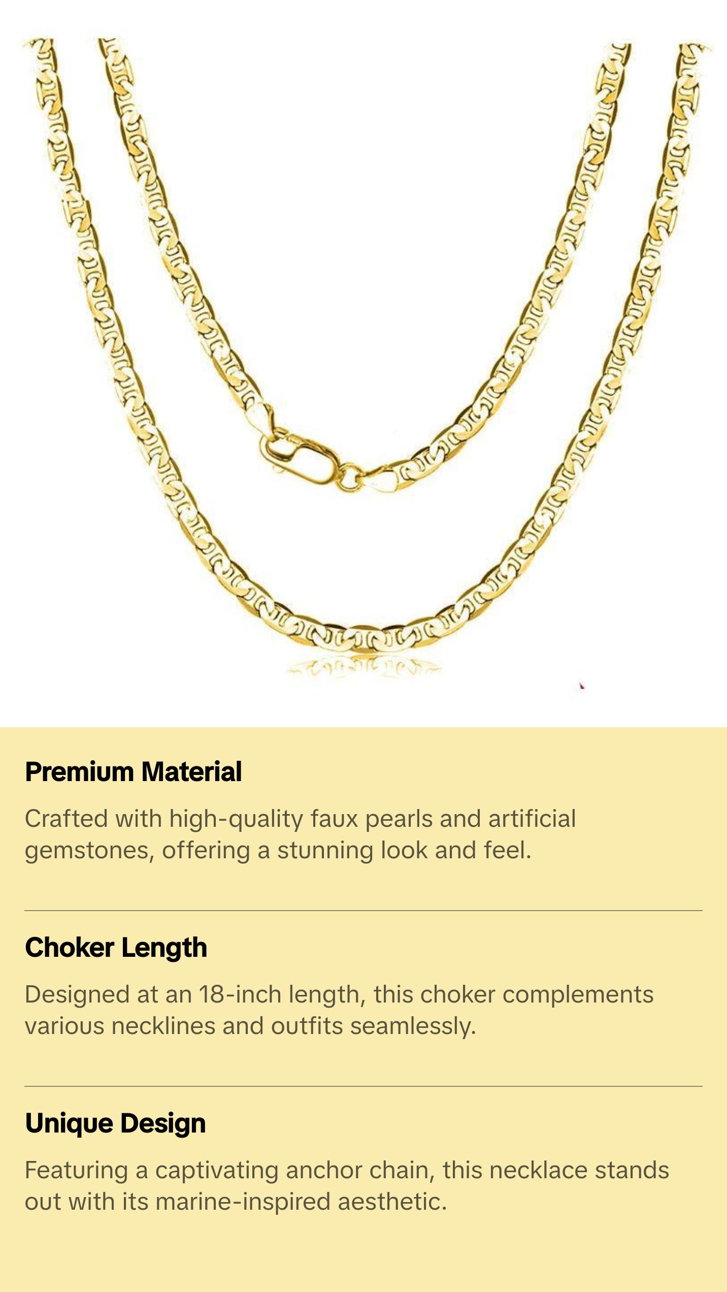 Anchor Chain Necklace