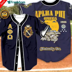 Alpha Phi Omega Baseball Tee Jersey Shirt