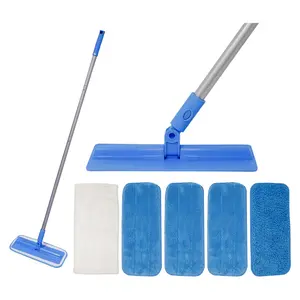 Don Aslett's Microfiber Mop with (5) Reusable Microfiber Pads