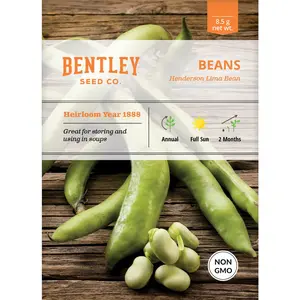Beans, Henderson's Lima Bean Seed Packets