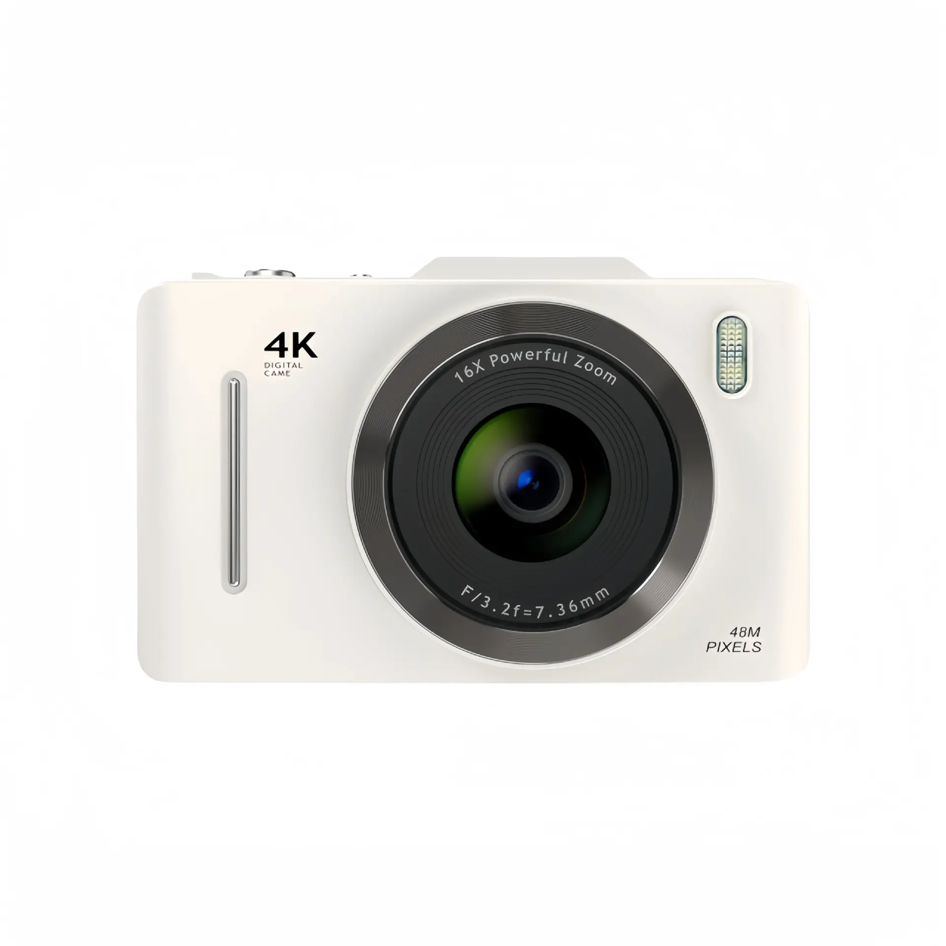 4K HD Digital CCD Camera for Students, Retro Vintage Portable Card Camera, Beginner Friendly for Travel, Compact, Retro Look, Picture, Ccd Sensor