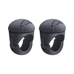 Steering Wheel Spinner Knob – Soft Silicone & Metal Bearings Car Power Handle, Universal Steering Wheel Spinner for Cars, Trucks, Tractors, Boats, Mowers, Forklifts, Easy Installation, Safe Auxiliary Force Tool