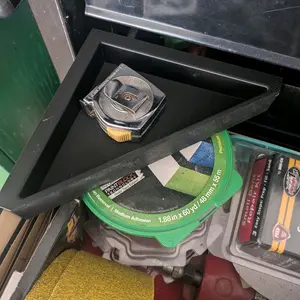 3D Printed Shallow Magnetic Tool Tray with Strong Magnets, Garage Tool Storage Solution for Mechanics’ Toolbox and Professional Use