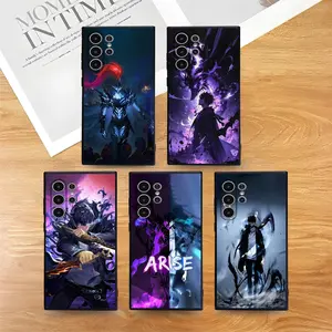 Anime Leveling TPU Phone Case for Samsung S26 S25 S24 S23 S22 S21 A14 A15 A16 A35 Ultra Plus FE Durable Protective Cover