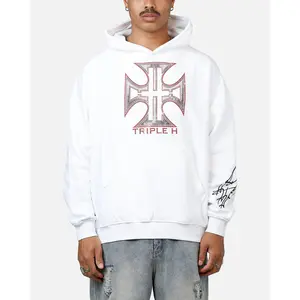 Culture Kings X WWE Triple H Wrestlemania XLI Hoodie White