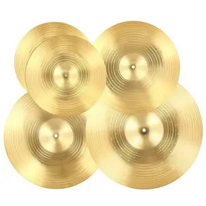 VEVOR Cymbal Pack 4 Pieces Cymbals Drum Set 14 16 18 20 Inches Cymbals for Drum
