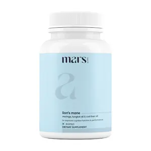 Mars Pure Lion's Mane Caps: Powered with Moringa & Cod Liver Oil (60 N) | Healthcare | Dietary Supplement
