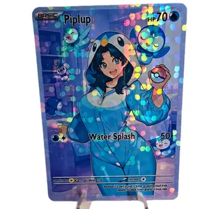 Piplup Cozy Slumber Series Custom Card - Bubble Holo