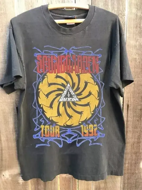 Soundgarden Band Tour 1992 Charcoal T-Shirt Full Size, Gift For Fan, Unisex Shirt For Him Her