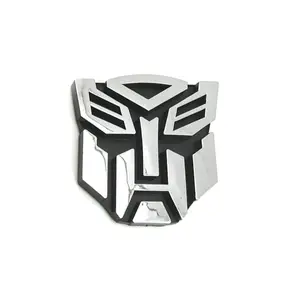 3D Transformers Car Logo Badge, High-Quality Automotive Accessory, Customizable Durable Fashionable Car Decoration, Perfect for Personalization
