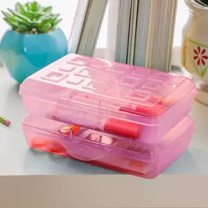 Sterilite Pencil Box Pink Glitter 2-Pack