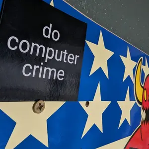 Do Computer Crime vinyl sticker