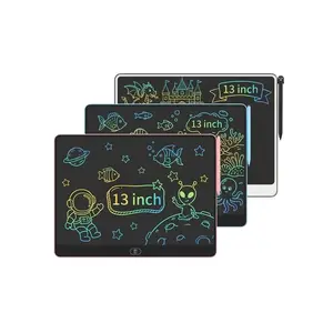 13” LCD Doodle Board for Kids, Colorful Writing Tablet with Stylus, Erase & Screen Lock, Portable Learning Toy for Toddlers 3-6 Digital Products Durable Protection