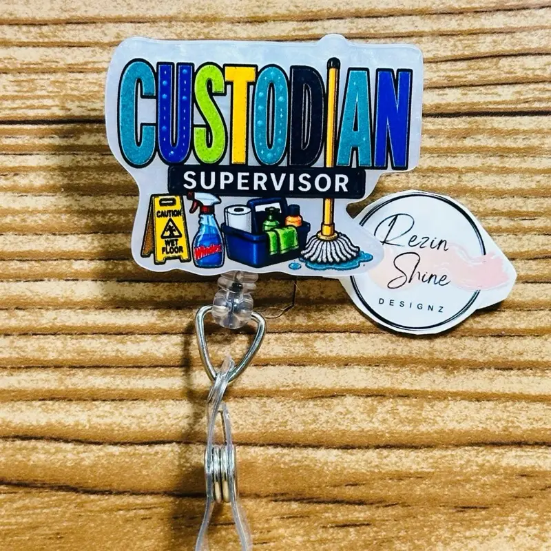 Custodian Supervisor White Badge Reel