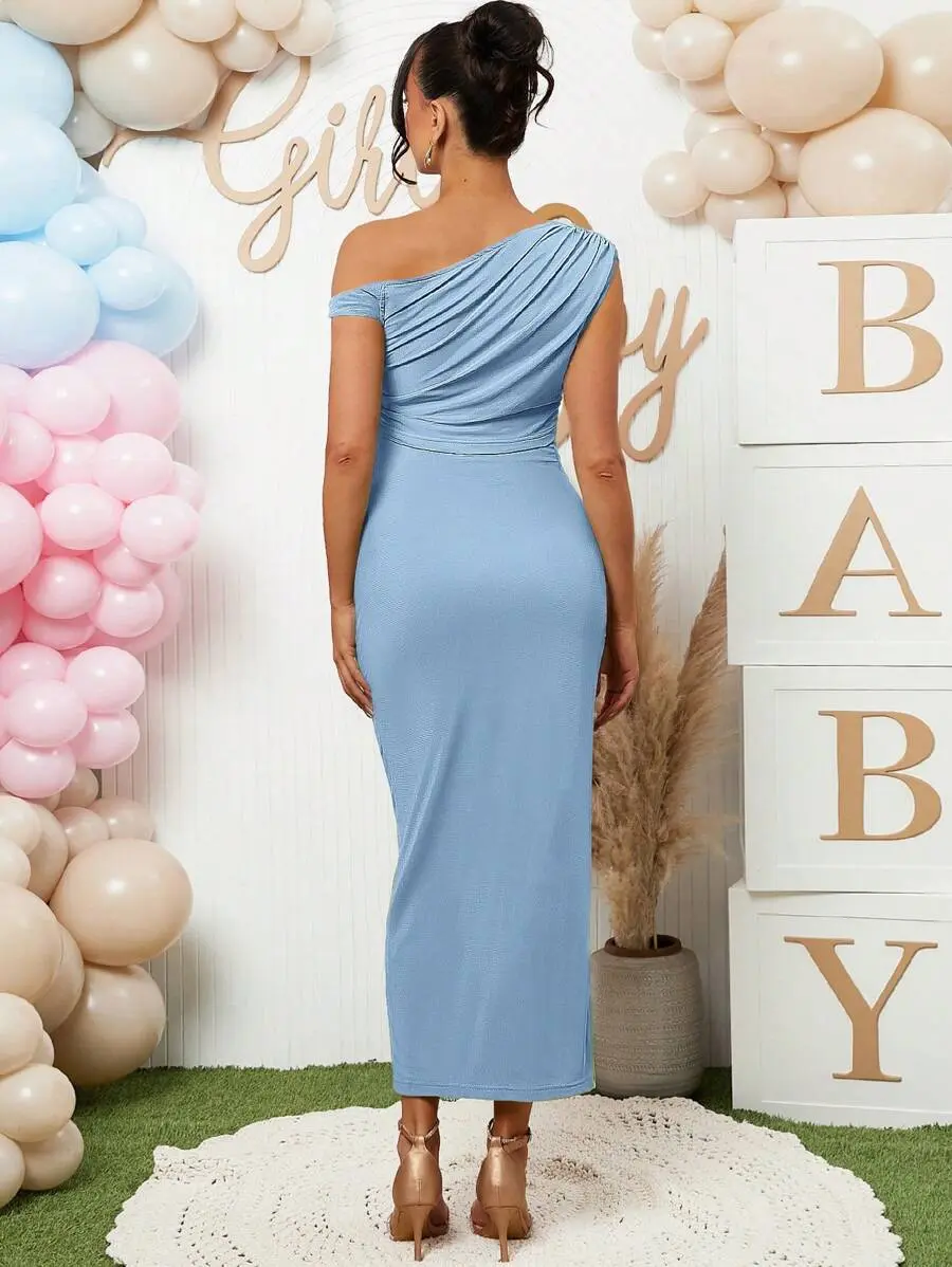 blue dress for gender reveal party Blue And Pink Dress For Gender Reveal