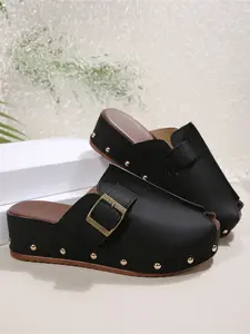 Women Platform Sports Sandals Soft Suede Mid Heel Comfortable Walking Shoes for Summer Outdoor Activities Flatform