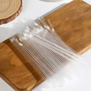 Transparent Flexible Plastic Straws, Bendable and Stretchy, Party Decorative Straws, Coffee and Cocktail Stirrers, Suitable for Bars and Home Use