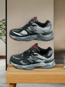Breathable Mesh Thick Sole Casual Sports Athletic Running Shoes for Women, Trendy Low Top Flatforms, All-Season Textile Upper, Medium Width