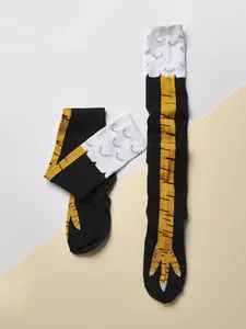 Women's Funny Chicken Feet Print Over The Knee Socks, Casual Cute Comfy Thigh High Socks for All Seasons, Women & Girls Socks, Womenswear, Casual Stylish Socks