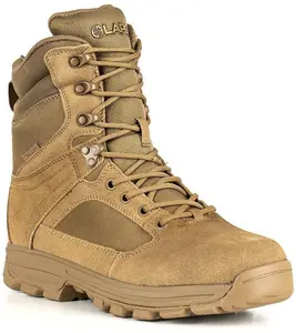 LA Police Gear Sector Coyote 8" Side-Zip Waterproof Duty Boot