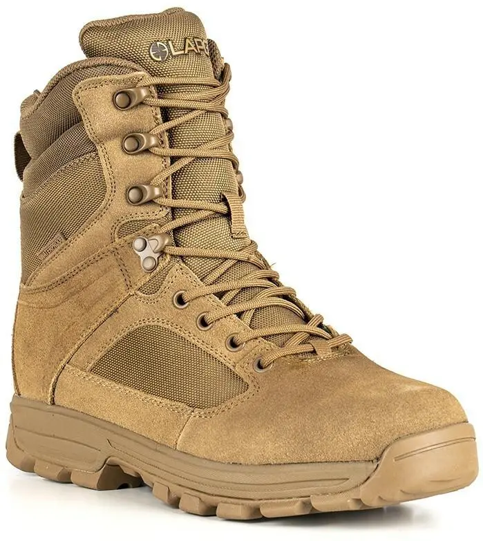 LA Police Gear Sector Coyote 8" Side-Zip Waterproof Duty Boot