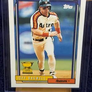 Topps 1991 Jeff Bagwell Rookie Card #520 RAW Astros Baseball Trading Card Collectible
