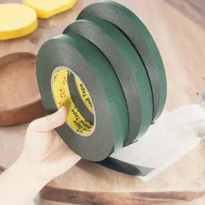 Black Double-Sided Tape, Shock-Absorbing Sponge Strips, Waterproof Adhesive for DIY Home Wall, Car Decoration Seal, Anti-Slip Anti-Fall Tear-Resistant Sponge Tape, Easy to Cut.