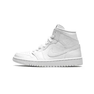AIR JORDAN 1 MID WMNS "White Snakeskin" BQ6472 110