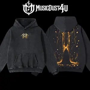 MusicDust4U Retro Vintage Limited Edition Sleep Token "Ascension" x "Vessel Gold" Classic Cotton Hoodie Unisex 100% Premium Cotton Menswear - Apparel